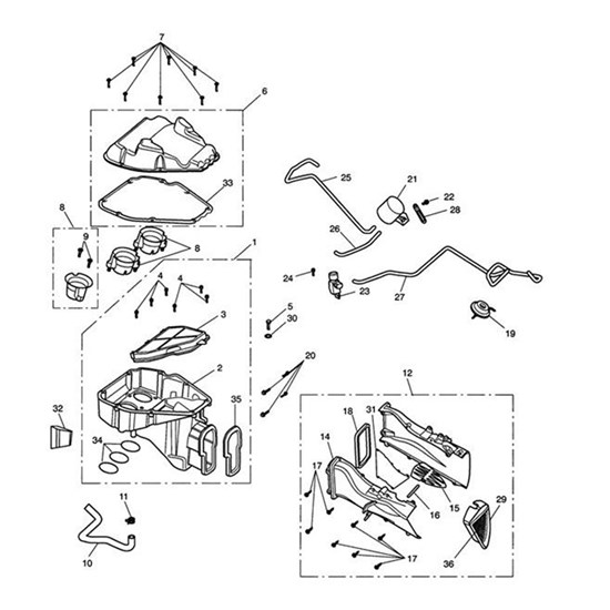 Bild von Spares Kit, Airbox Assy