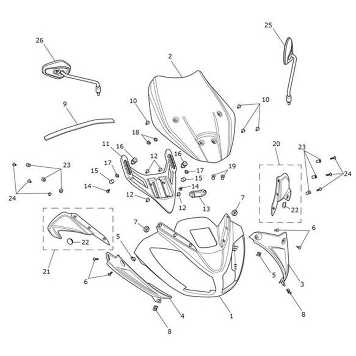 Bild von Spares Kit, Cockpit Side, LH, PS