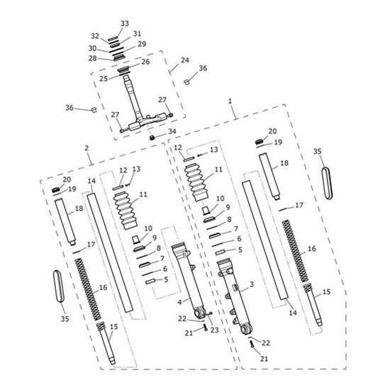 Bild von Spring, Front Fork, Main