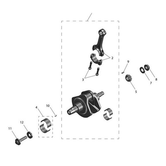 Bild von Sprocket, Crankshaft