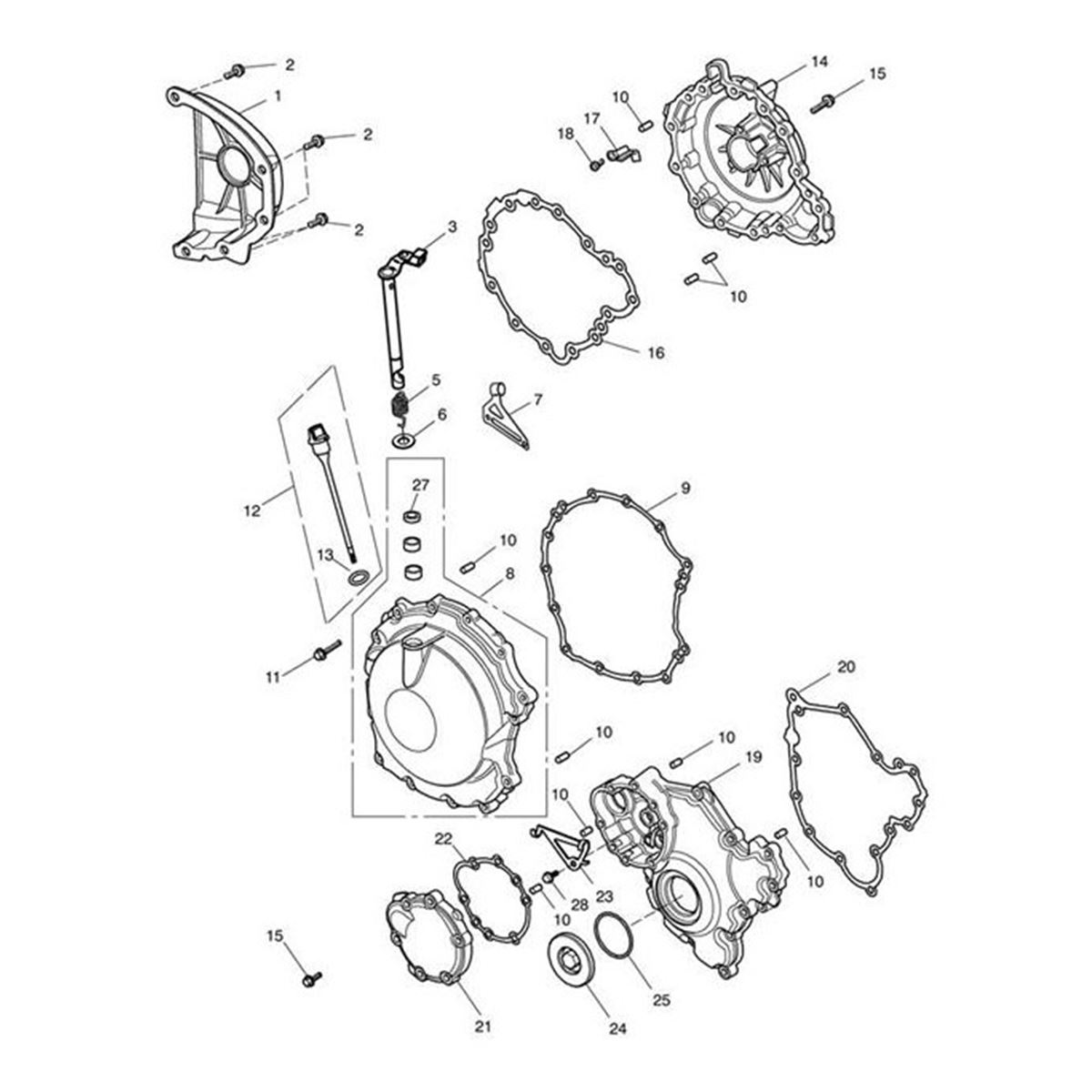 Bild von Sprocket Cover Assy