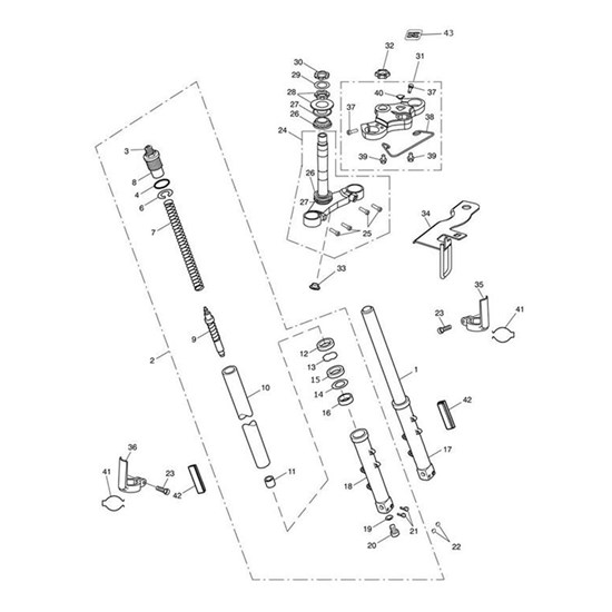 Bild von Stanchion Assy, LH