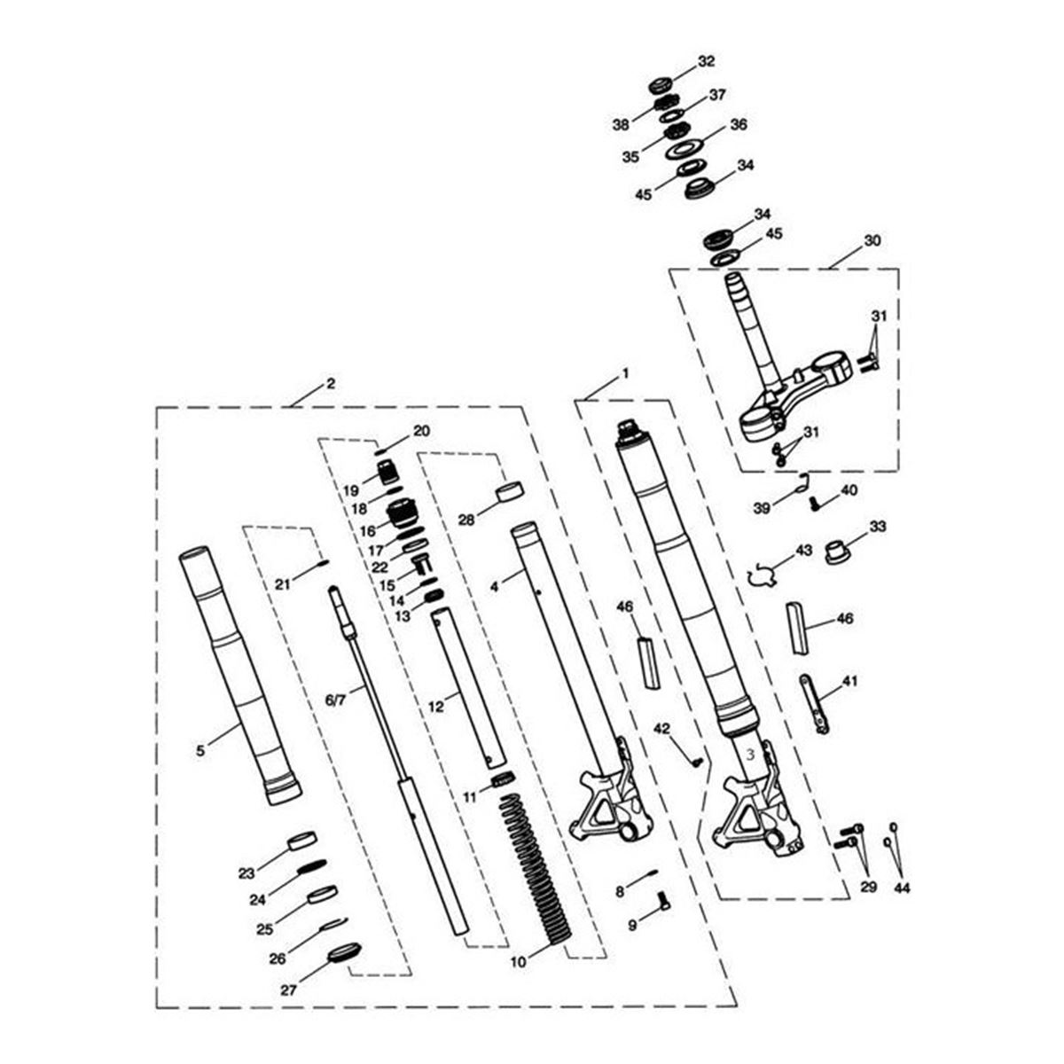 Bild von Stanchion Assy LH