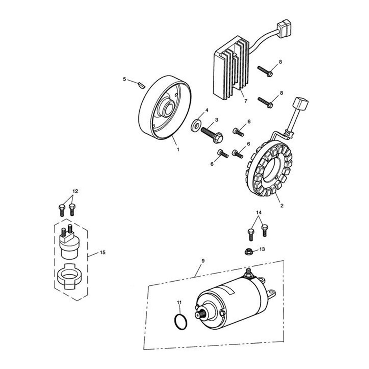 Bild von Starter Motor