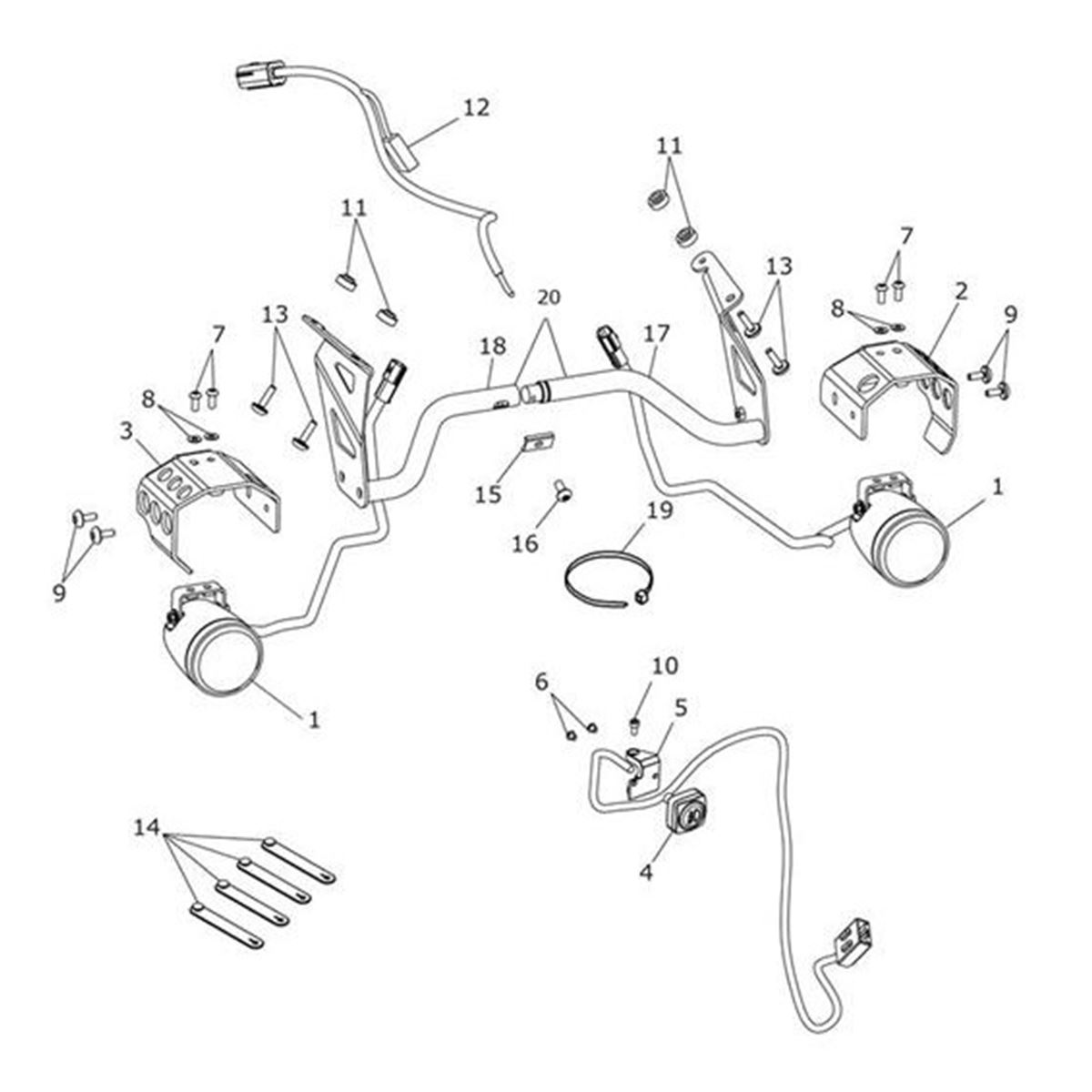 Bild von Subframe, Fog Light Assy