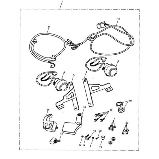 Bild von Subharness, Auxilliary Lights