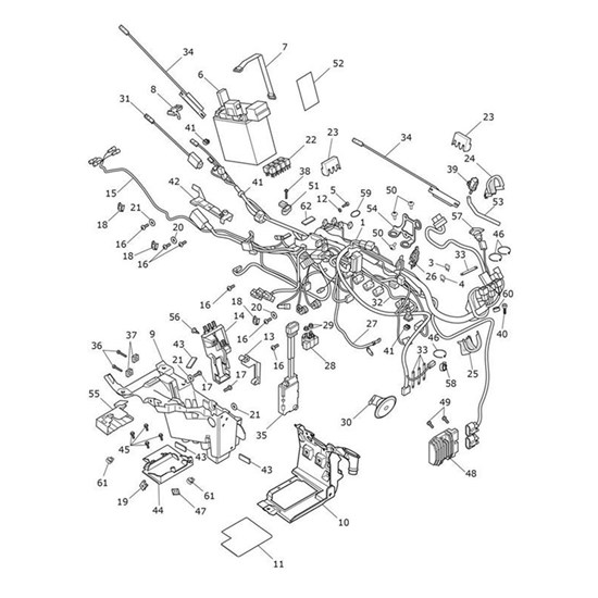 Bild von Subharness, Number Plate Bracket