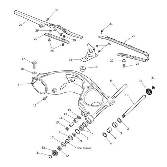 Bild von Swingarm Assy