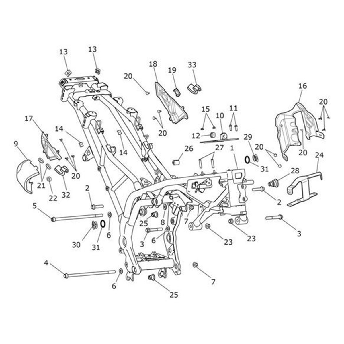 Bild von Swingarm Position Sensor Cover