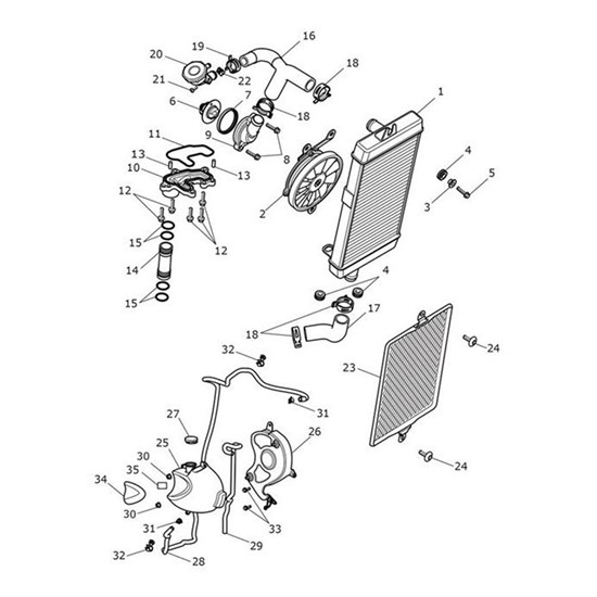 Bild von T Piece Assy, Coolant