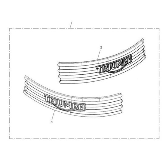 Bild von Tank Badge, Wordmark, Vintage