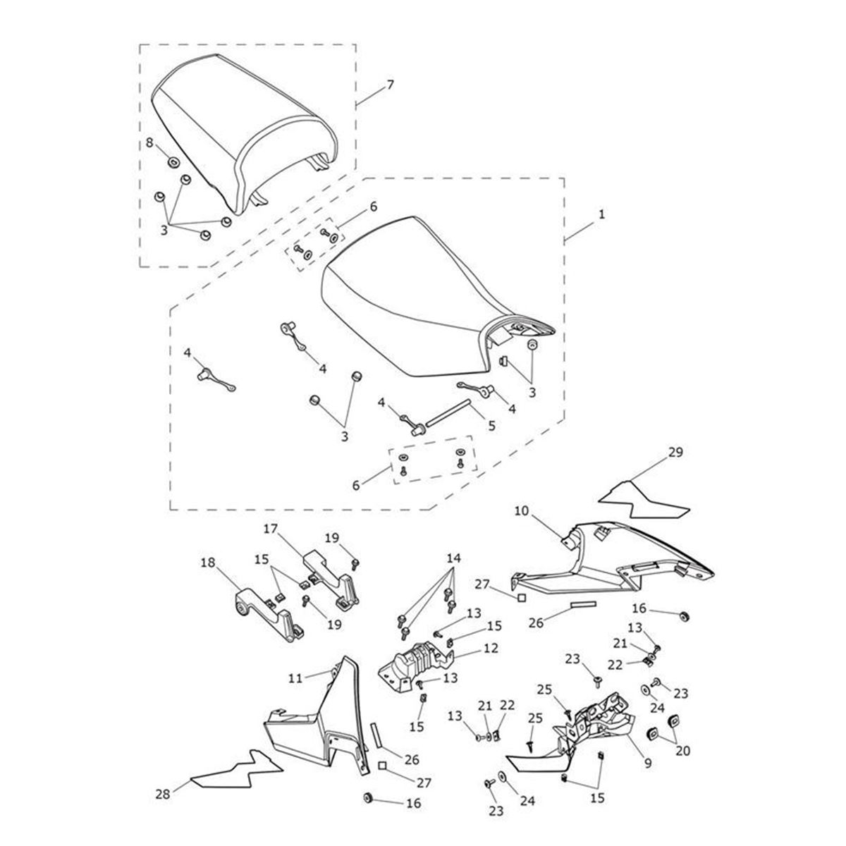 Bild von Tank Panel, LH, Carbon Black