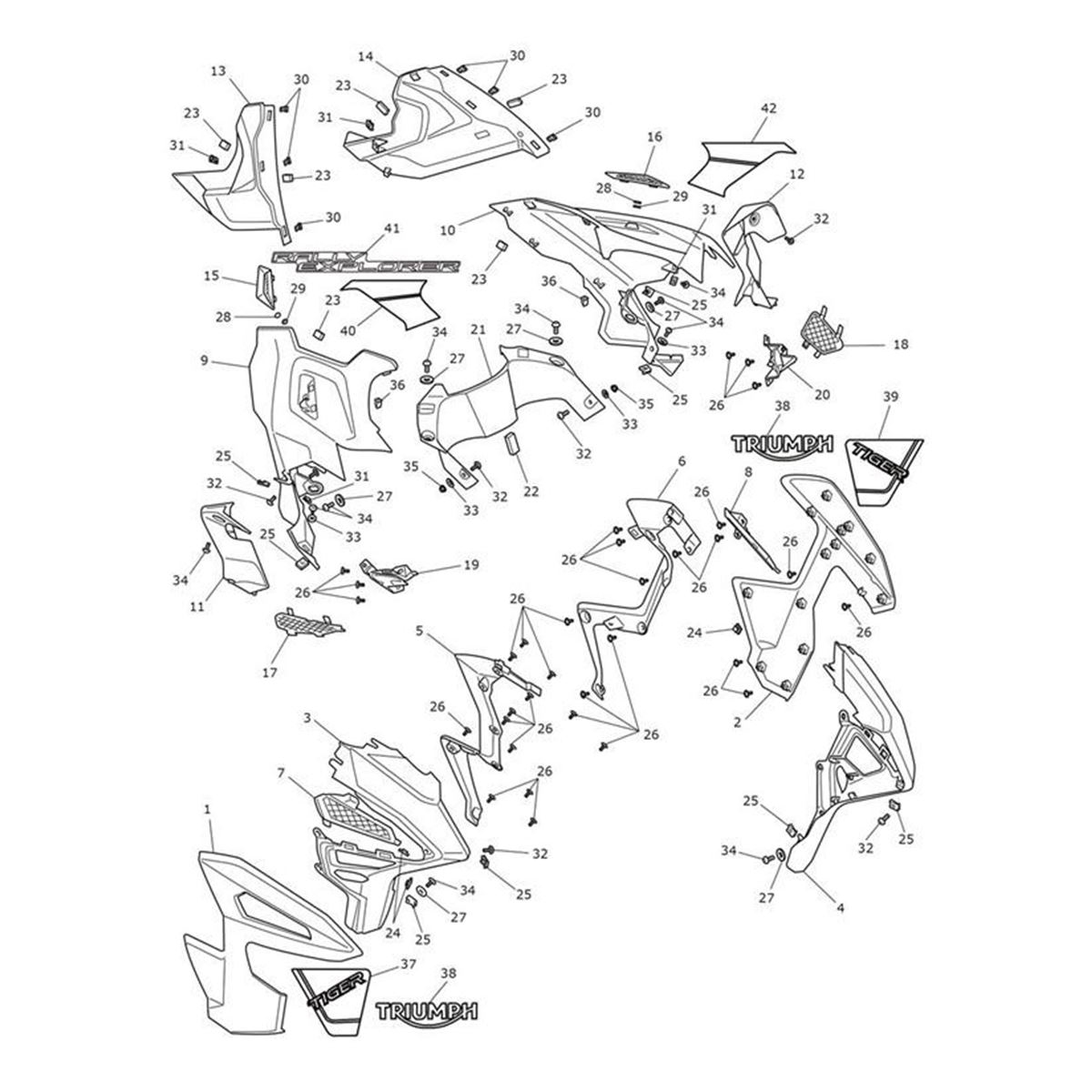 Bild von Tank Panel, LH, Expl, Matt Sandstorm