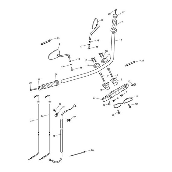 Bild von Throttle Cable, Push