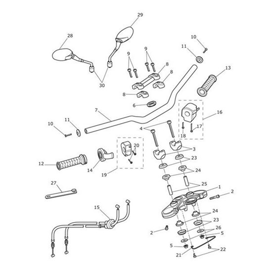 Bild von Throttle Cable, Twin