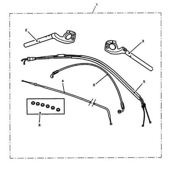 Bild von Throttle Cable Twin