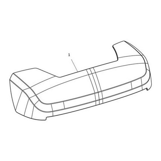 Bild von Top Box Infill Kit, Baja Orange