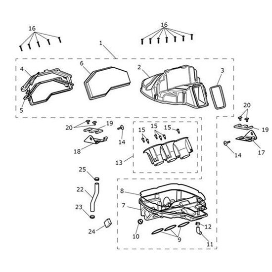 Bild von Trumpet Assy, 3 Cylinder