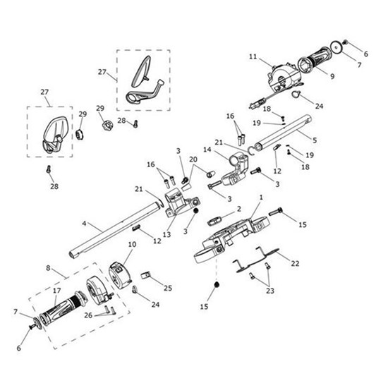 Bild von Tube, Handlebar, LHS