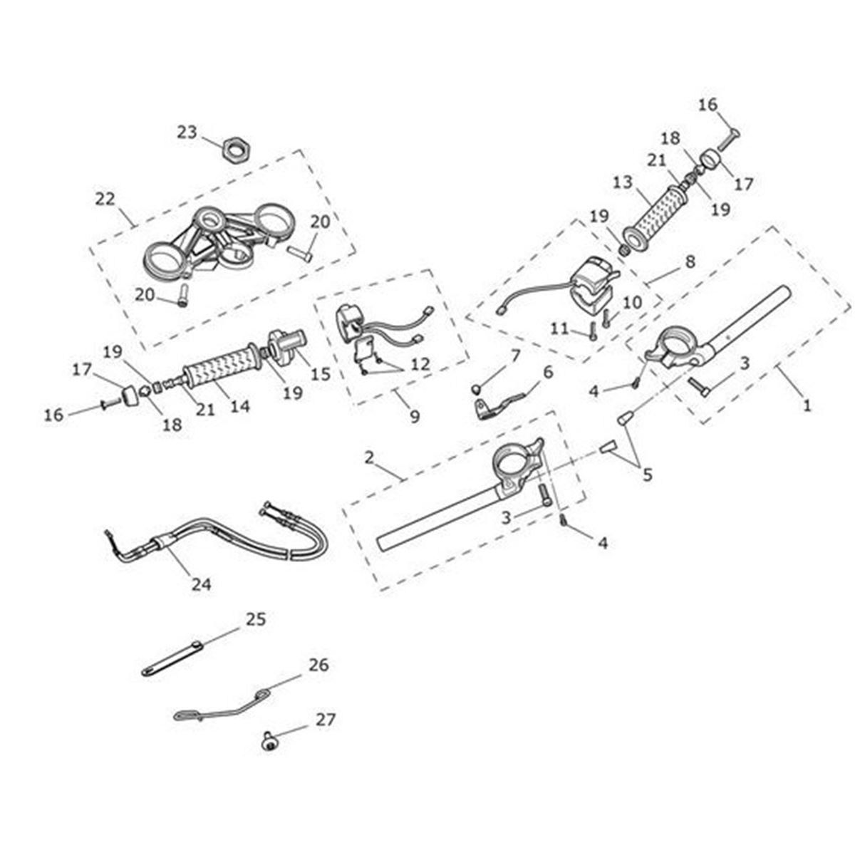 Bild von Twin, Throttle Cable