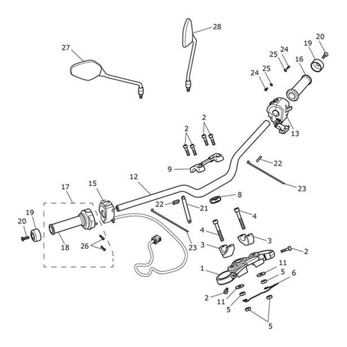Bild von Upper Handlebar Clamp