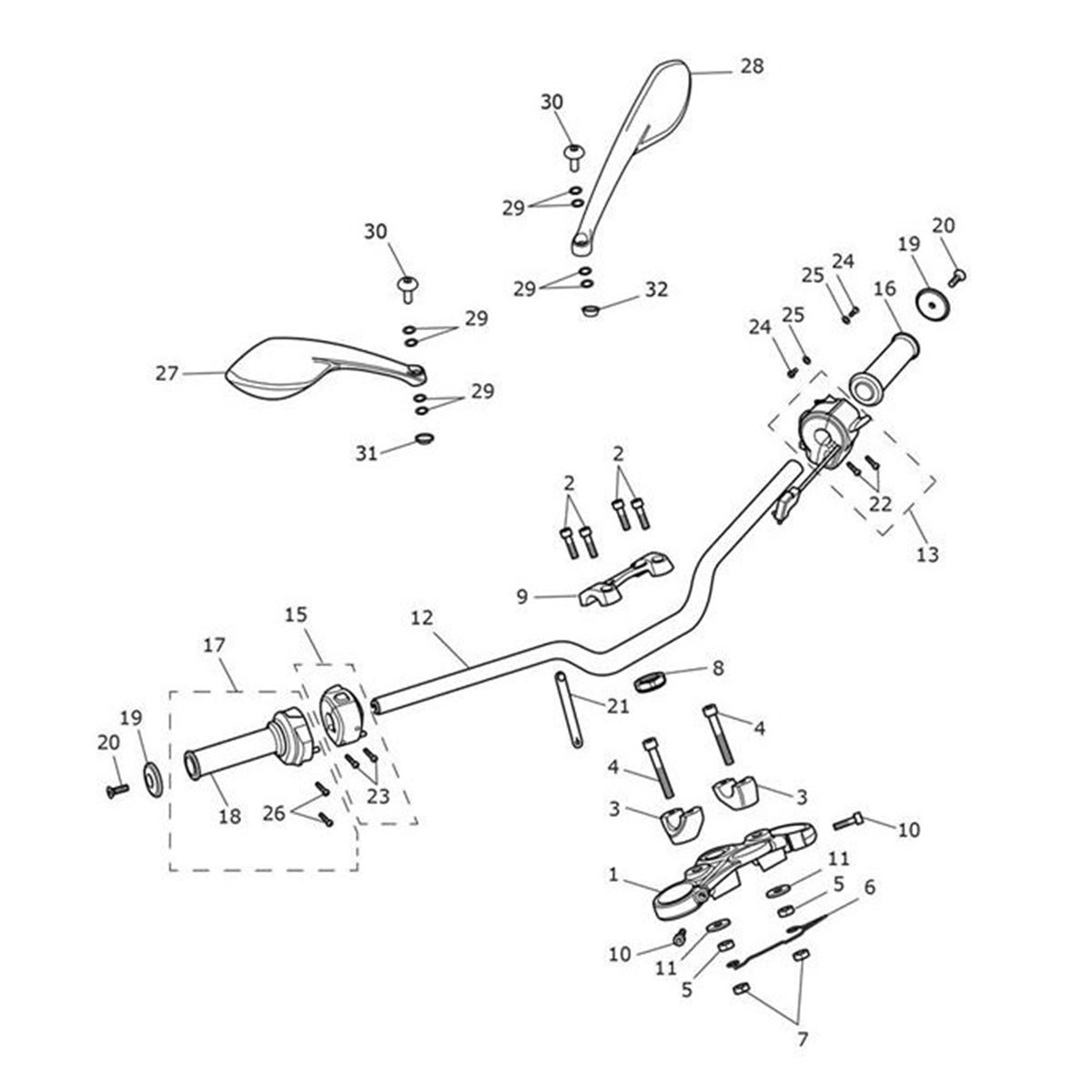 Bild von Upper Handlebar Clamp