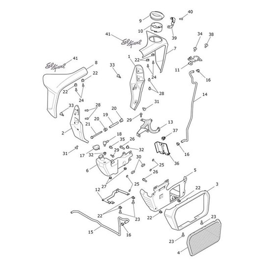Bild von Upper Rad Cowl, Pntd, RH