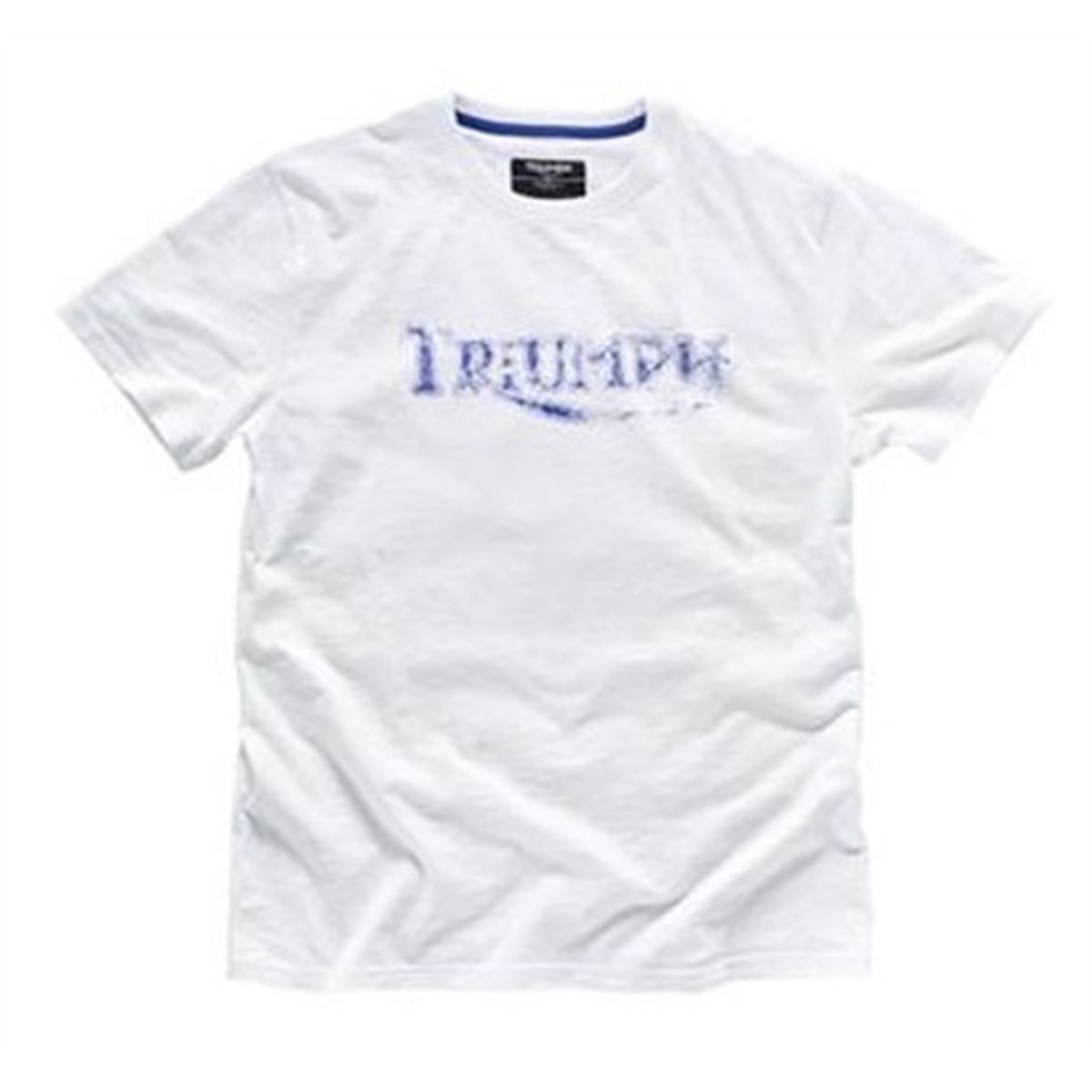 Triumph Ladies Vintage Logo T-Shirt # Genuine Triumph Clothing Blue 