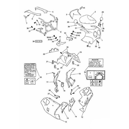 Bild von Verkleidung Seitenteil links