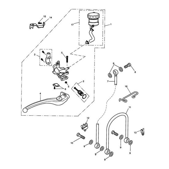 Bild von WIRE GUIDE, BRAKE HOSE