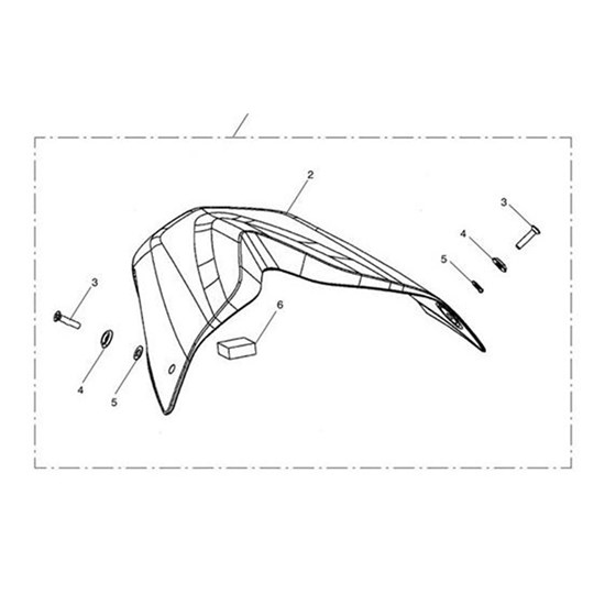 Bild von Washer, Nylon, 127 x 66 x 0.8