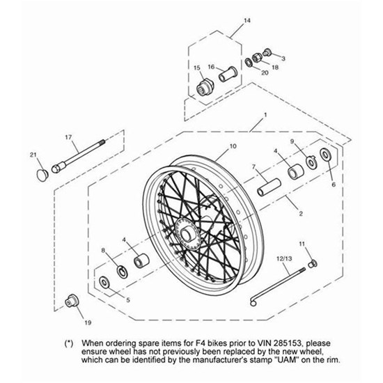 Picture of Wheel Assembly, Front