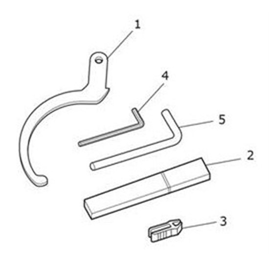 Bild von Wrench, 87 x 35, Slot & Cross