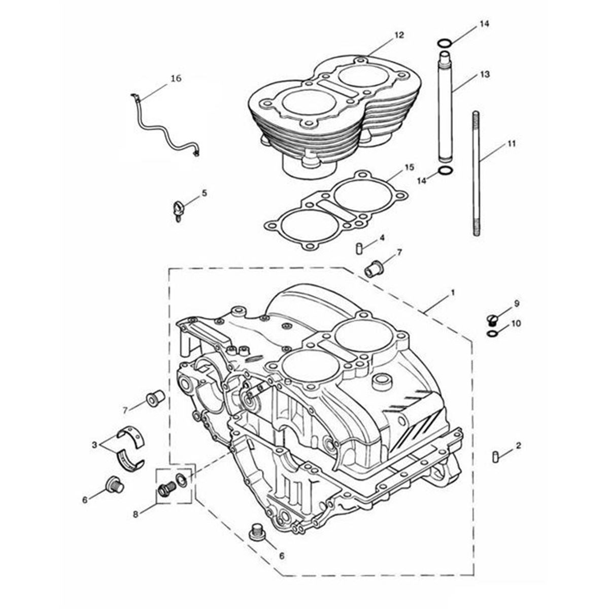 Bild von ZYLINDERBLOCK KIT, TWIN, 86 mm